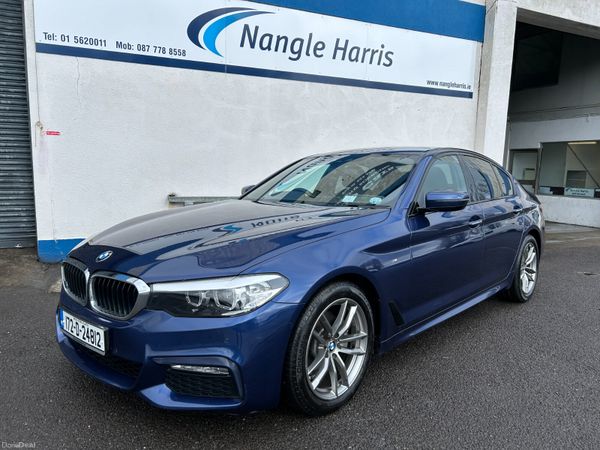 BMW 5-Series Saloon, Diesel, 2017, Blue