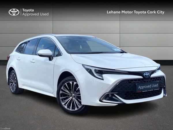 Toyota Corolla Estate, Petrol Hybrid, 2024, White
