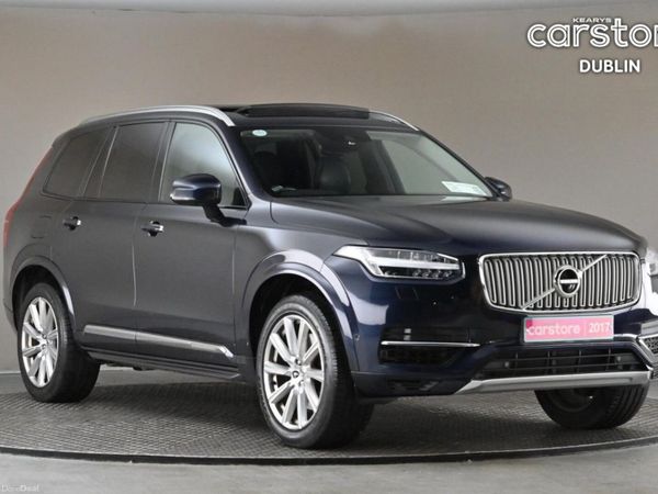 Volvo XC90 SUV, Petrol Plug-in Hybrid, 2017, Blue