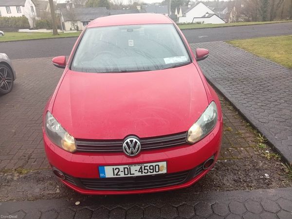 Volkswagen Golf Hatchback, Diesel, 2012, Red