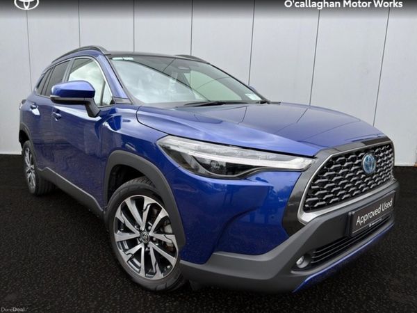 Toyota Corolla Cross SUV, Petrol Hybrid, 2024, Blue