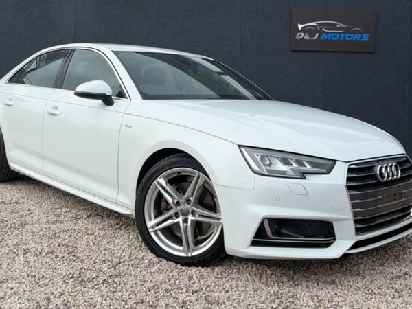 Audi A4 Saloon, Petrol, 2017, White