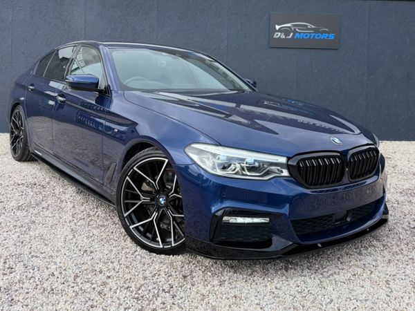 BMW 5-Series Saloon, Diesel, 2017, Blue