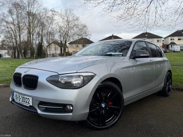 BMW 1-Series Hatchback, Diesel, 2015, Silver