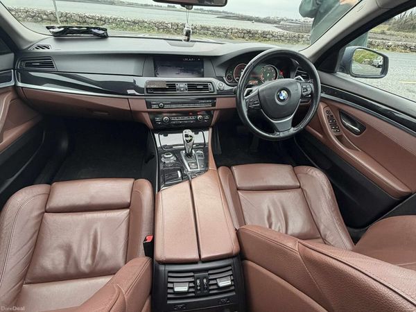 BMW 5-Series Saloon, Diesel, 2013, Silver