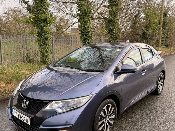 Honda Civic Hatchback, Diesel, 2017, Blue