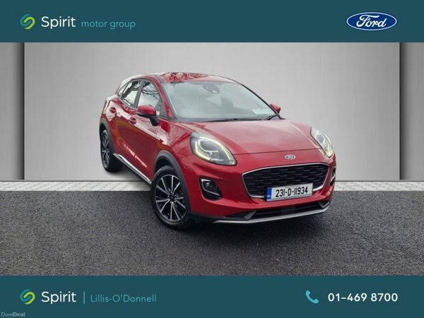 Ford Puma MPV, Petrol Hybrid, 2023, Red