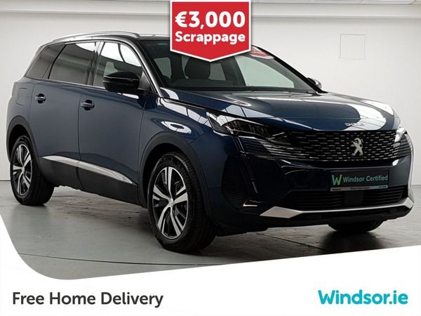 Peugeot 5008 MPV, Petrol Hybrid, 2024, Blue