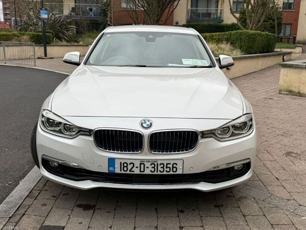 BMW 3-Series Saloon, Petrol Plug-in Hybrid, 2018, White