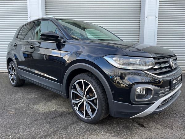 Volkswagen T-Cross Hatchback, Petrol, 2020, Black