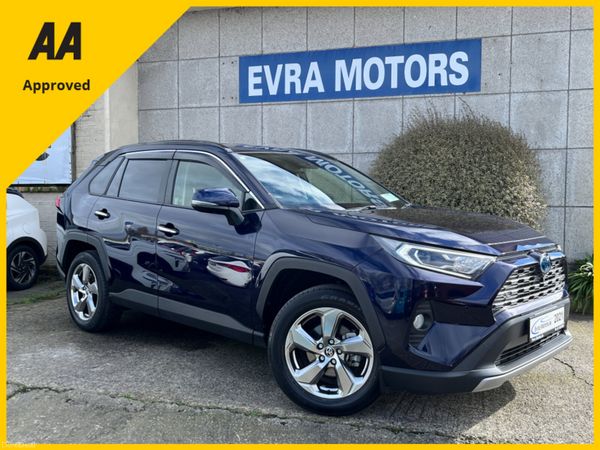 Toyota RAV4 SUV, Petrol Hybrid, 2021, Blue