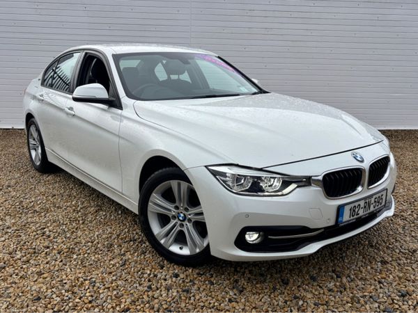 BMW 3-Series Saloon, Petrol Plug-in Hybrid, 2018, White