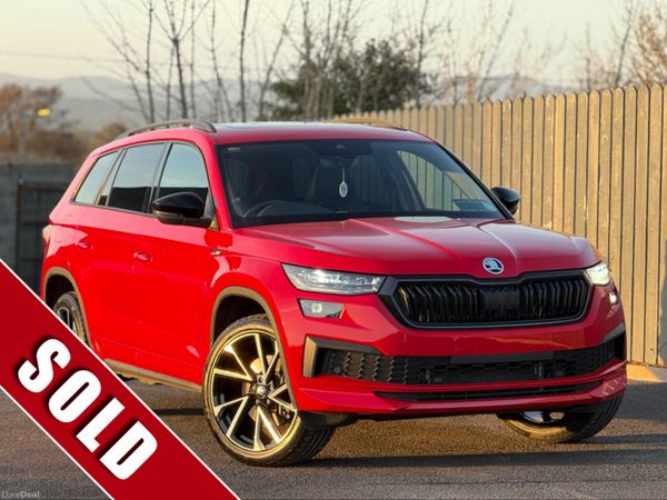Skoda Kodiaq SUV, Diesel, 2022, Red