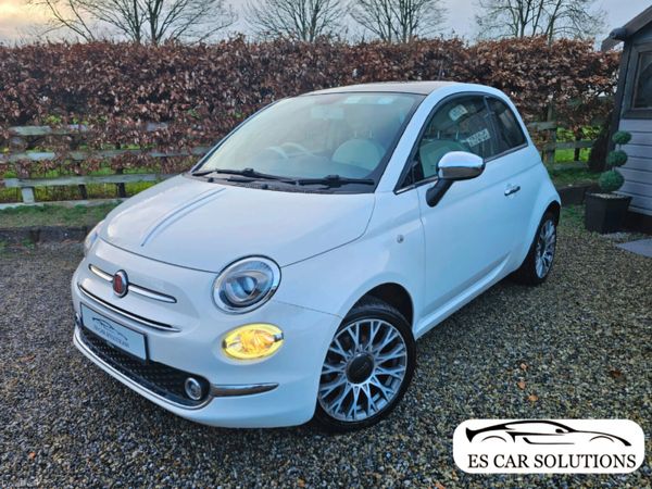 Fiat 500 Hatchback, Petrol, 2018, White