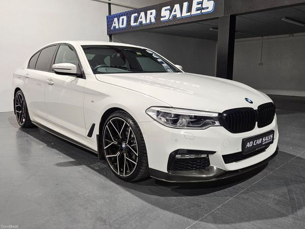 BMW 5-Series Saloon, Diesel, 2017, White
