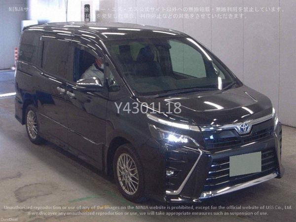 Toyota Voxy MPV, Petrol Hybrid, 2021, Black