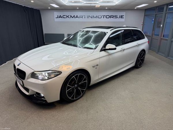 BMW 5-Series Estate, Petrol, 2016, White