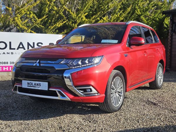 Mitsubishi Outlander SUV, Petrol Hybrid, 2019, Red