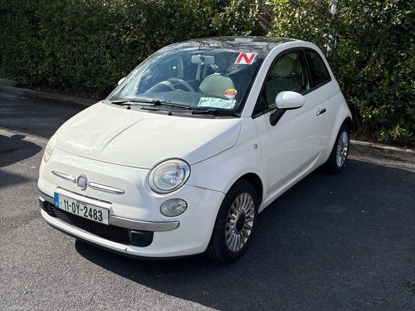 Fiat 500 Hatchback, Petrol, 2011, White