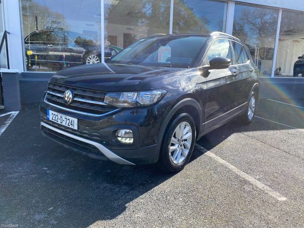 Volkswagen T-Cross Estate/Jeep, Petrol, 2023, Black