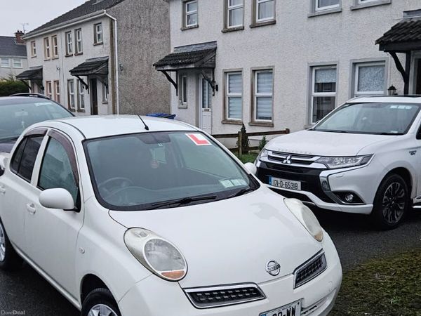Nissan March Hatchback, Petrol, 2008, White