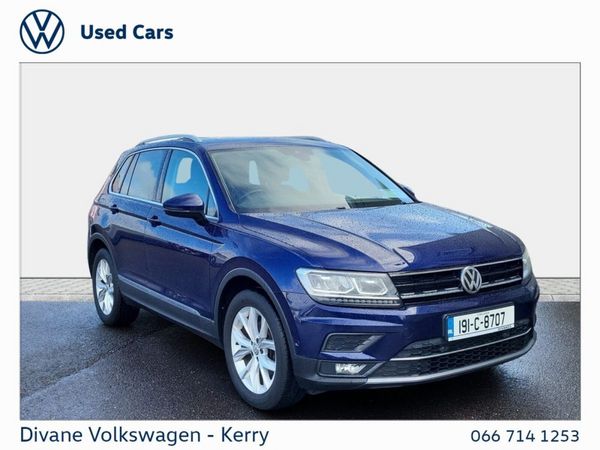 Volkswagen Tiguan SUV, Diesel, 2019, Blue