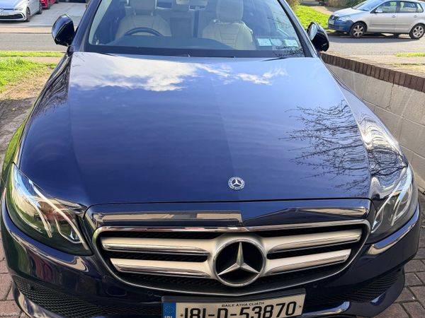 Mercedes-Benz E-Class Saloon, Petrol Plug-in Hybrid, 2018, Blue