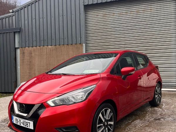 Nissan Micra Hatchback, Petrol, 2019, Red