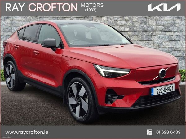 Volvo C40 Estate, Electric, 2022, Orange