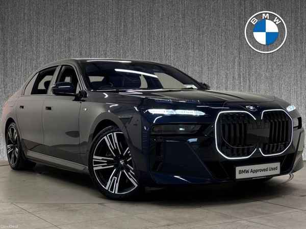 BMW 7-Series Saloon, Petrol Plug-in Hybrid, 2024, Blue