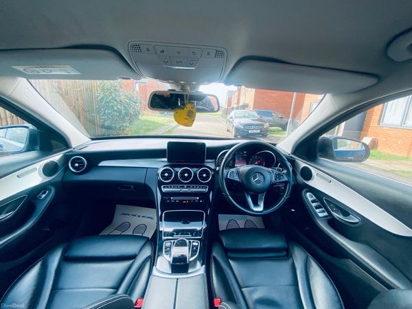 Mercedes-Benz C-Class Saloon, Petrol Plug-in Hybrid, 2017, Blue