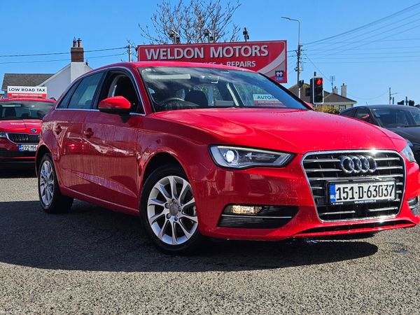 Audi A3 Saloon, Petrol, 2015, Red