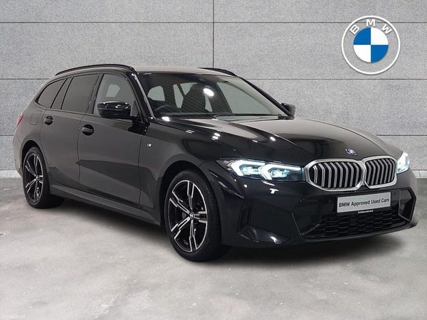BMW 3-Series Estate, Petrol Plug-in Hybrid, 2025, Black