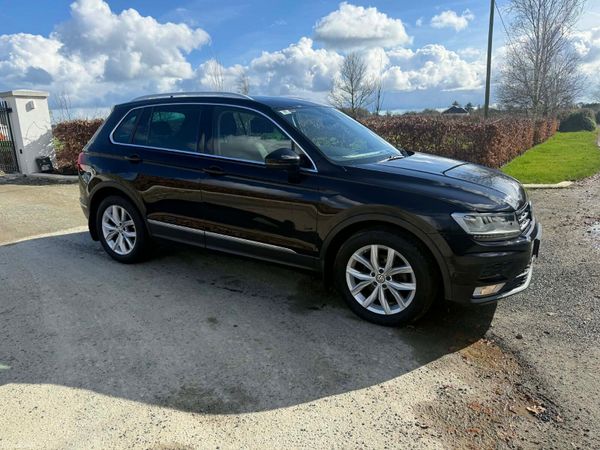 Volkswagen Tiguan SUV, Diesel, 2016, Black