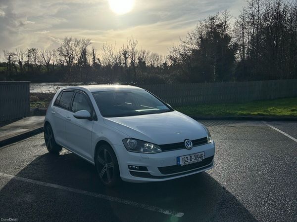 Volkswagen Golf Hatchback, Diesel, 2016, White