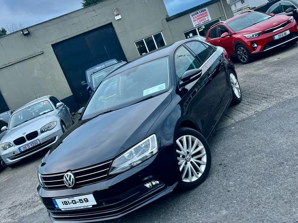 Volkswagen Jetta Saloon, Diesel, 2018, Black