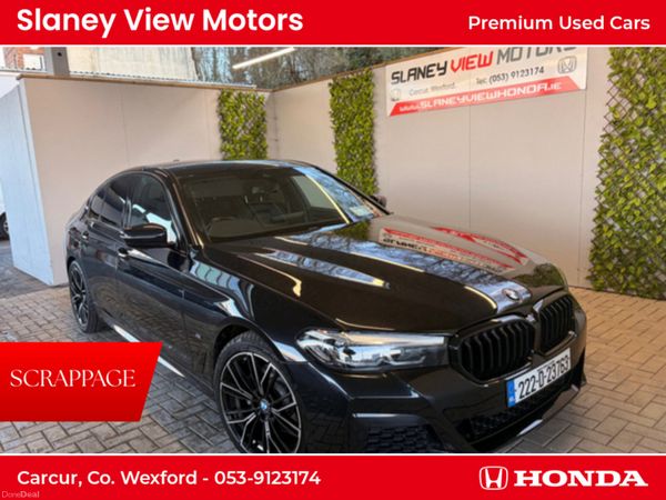 BMW 5-Series Saloon, Diesel, 2022, Black