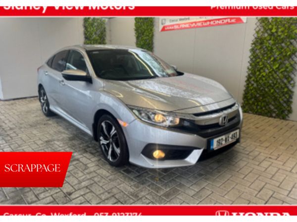 Honda Civic Saloon, Petrol, 2019, Grey