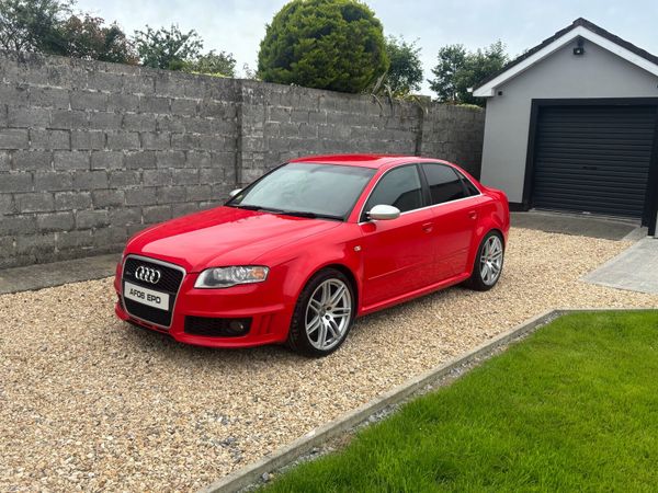 Audi RS4 Saloon, Petrol, 2006, Red