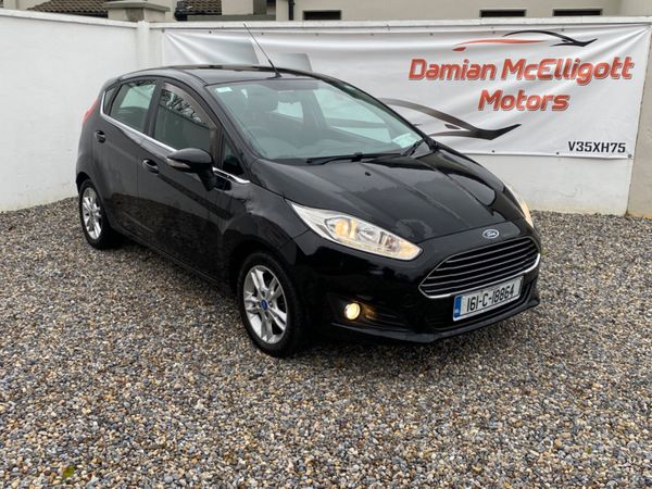 Ford Fiesta Hatchback, Petrol, 2016, Black