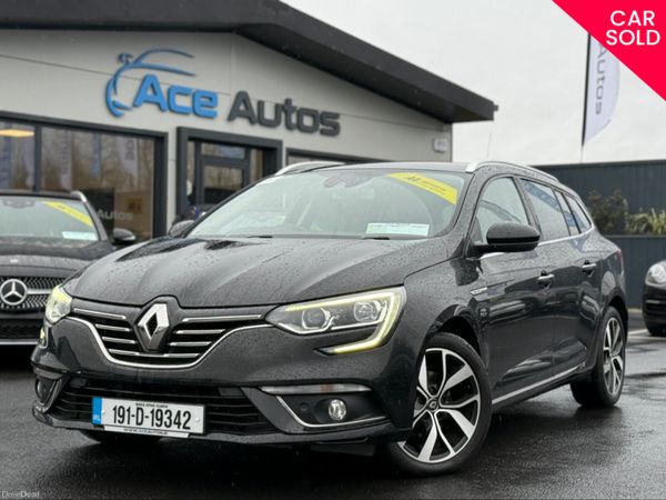 Renault Megane Estate, Petrol, 2019, Black