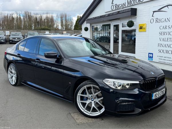 BMW 5-Series Saloon, Petrol Plug-in Hybrid, 2018, Black