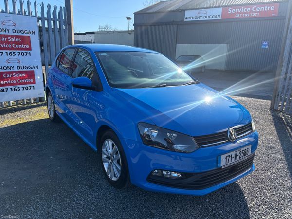Volkswagen Polo Hatchback, Petrol, 2017, Blue