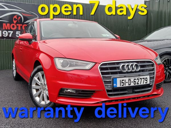 Audi A3 Saloon, Petrol, 2015, Red