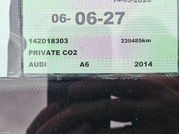 Audi A6 Saloon, Diesel, 2014, Black