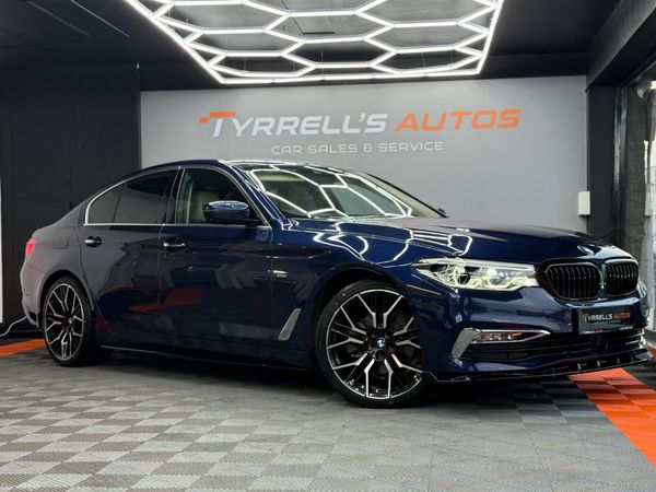 BMW 5-Series Saloon, Diesel, 2017, Blue