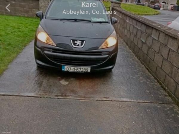 Peugeot 207 Hatchback, Petrol, 2007, Black
