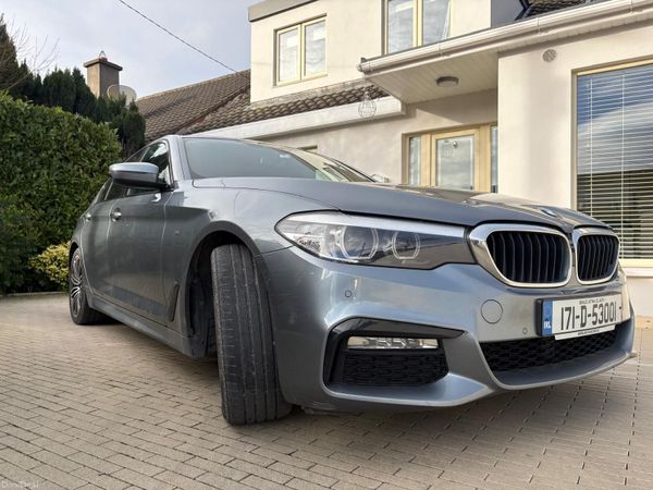 BMW 5-Series Saloon, Diesel, 2017, Blue