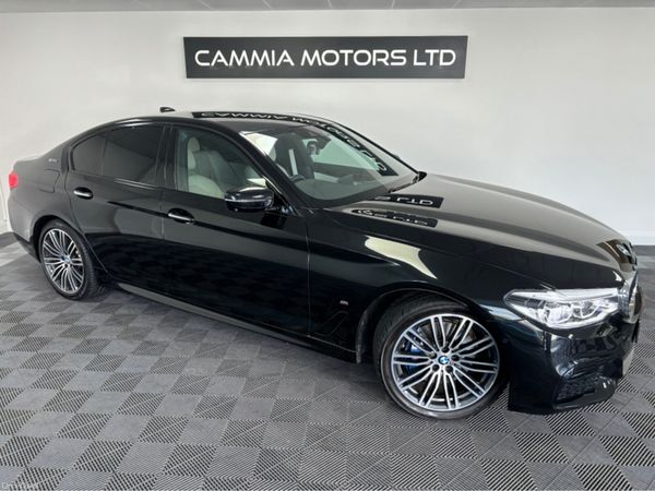 BMW 5-Series Saloon, Petrol Plug-in Hybrid, 2018, Black