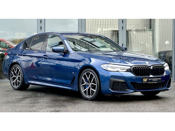 BMW 5-Series Saloon, Diesel, 2022, Blue